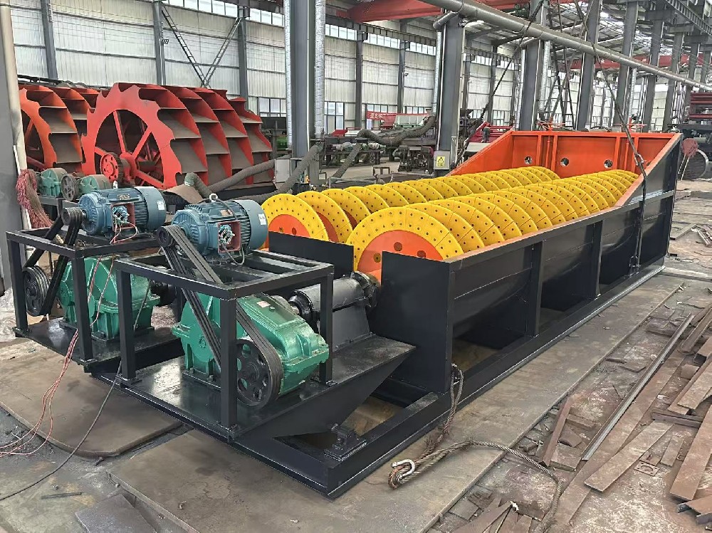 Шнековая пескомоечная установка