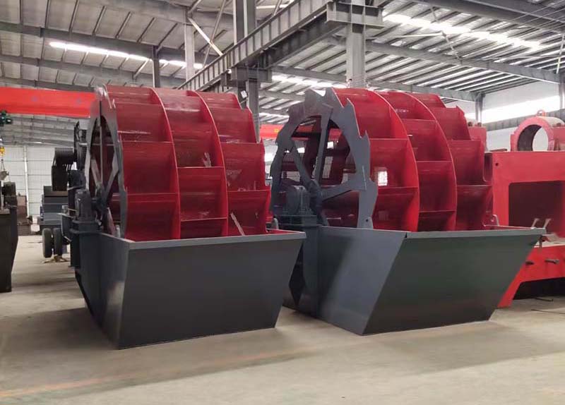 Пескомоечная установка с грейферным колесом